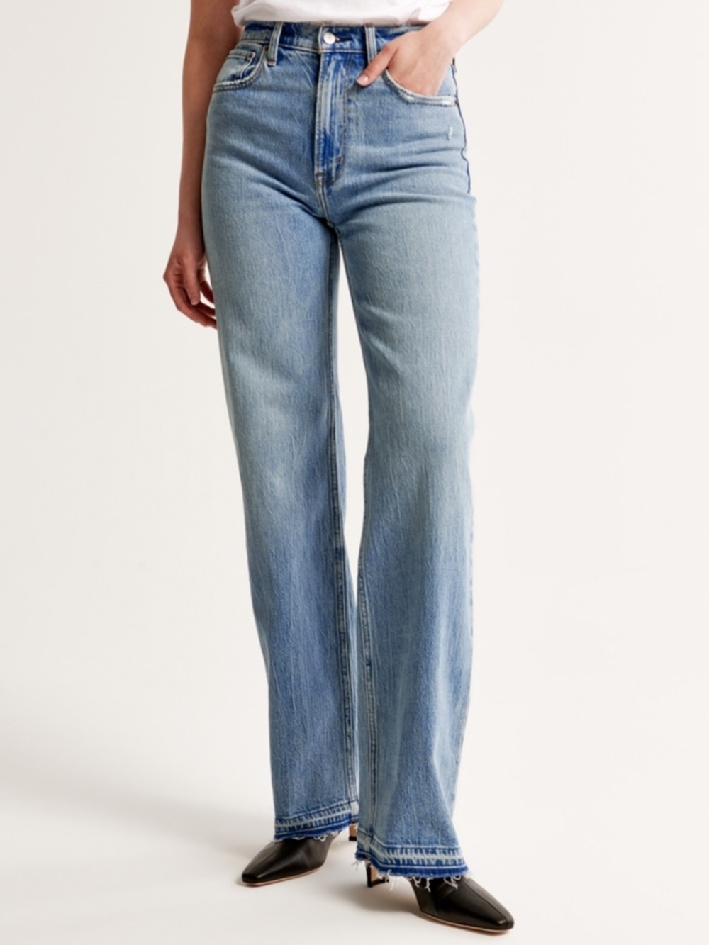 Abercrombie & Fitch The 90s Relaxed Jeans High Rise Size 29/8